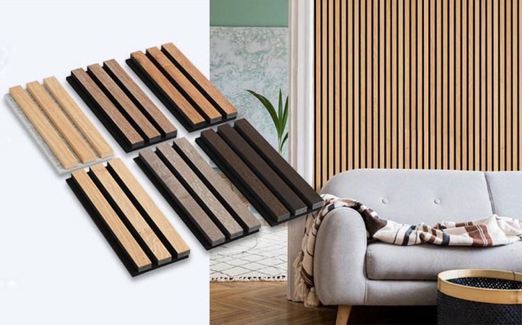Decorative Polyester Fiber acoustic panel mdf(001)